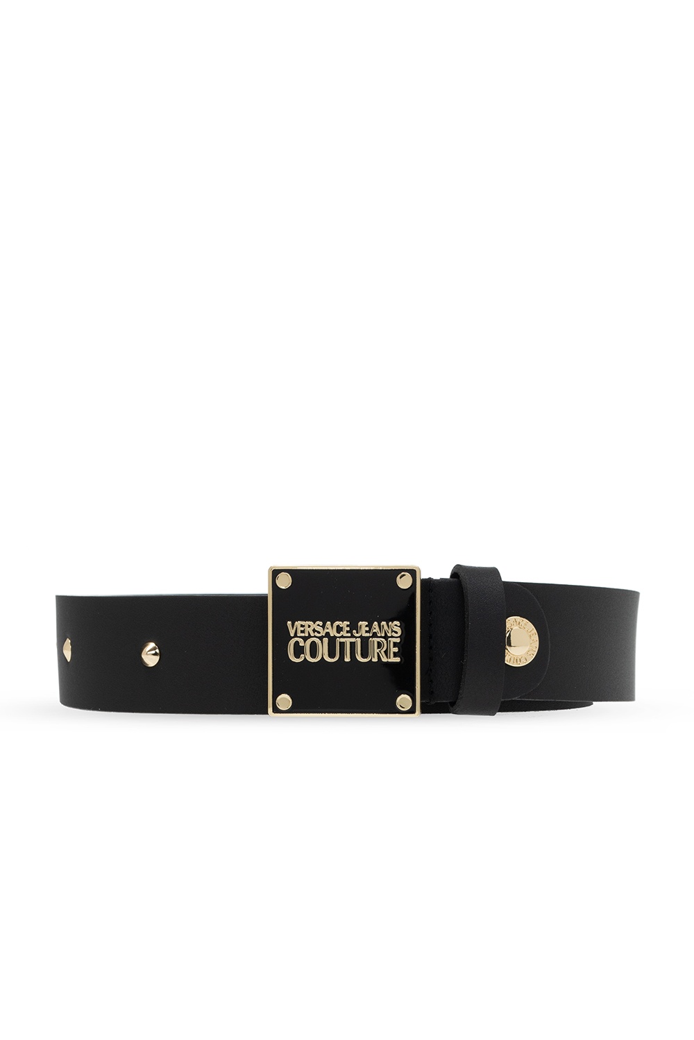 Versace Jeans Couture Leather belt with logo